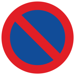 Adhesivos de estacionamiento inadecuado